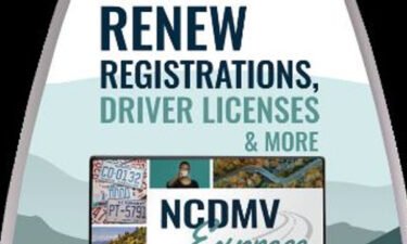 Pictures of the North Carolina DMV's new kiosks for some driver services.