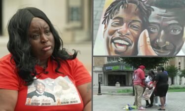 Tameeka Jackson-Smith returned to the spot where two of her closest loved ones were killed