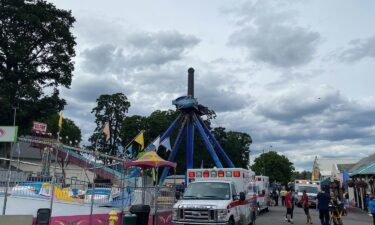 Approximately 30 riders were rescued after being stuck upside down on a ride at Oaks Amusement Park in Portland