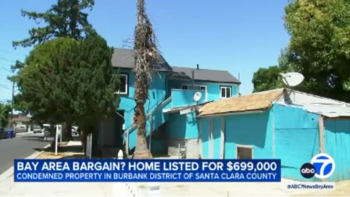 <i>KGO via CNN Newsource</i><br/>A seven-bedroom home in San Jose for $699