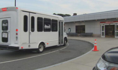 Dozens of migrants got dropped off at the Wollaston MBTA stop in Quincy