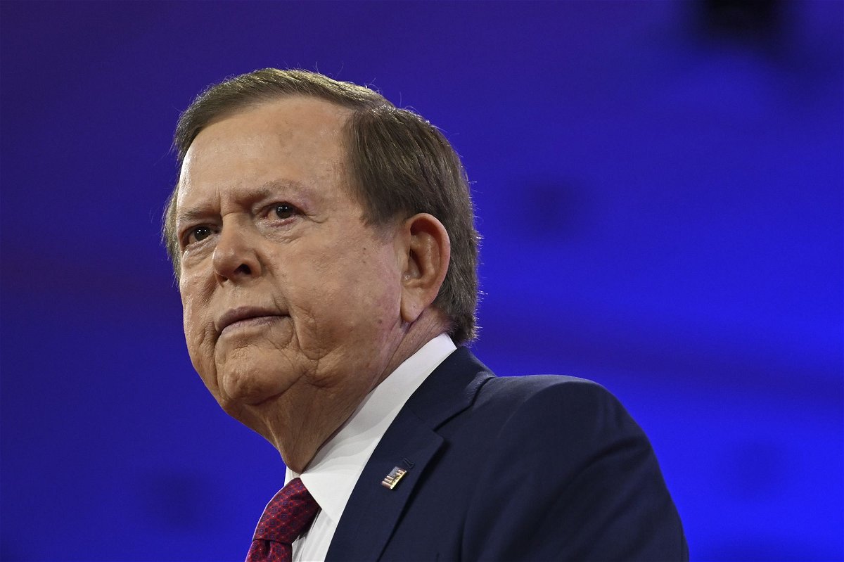 American conservative political commentator, author, and former television host who presented ''Lou Dobbs Tonight'' Lou Dobbs speaks during the 2024 Conservative Political Action Conference (CPAC). Dobbs passed away at the age of 78.
