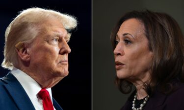 Former President Donald Trump and Vice President Kamala Harris.