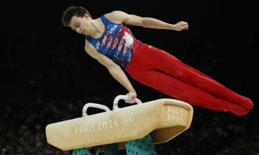 Tyler Downs poses during the World Aquatics Diving World Cup 2024 in April in Xi An