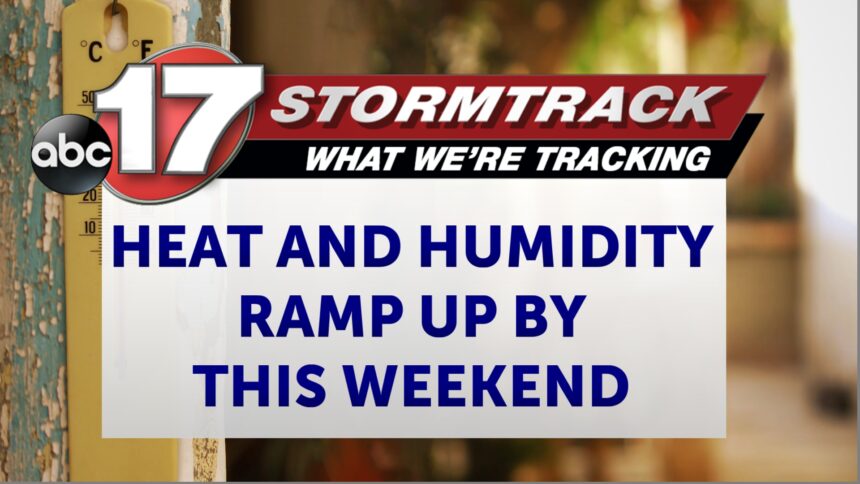 Tracking a few storms, dangerous heat by the end of the weekend - ABC17NEWS