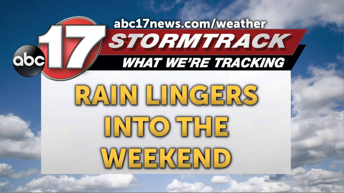 Tracking More Rain Chances Into The Weekend - ABC17NEWS