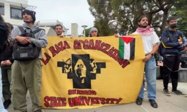 Students and staff aligned with the nationwide Gaza encampment protests at San Francisco State University are celebrating a historic win: the university will divest from four companies that do business in Israel.