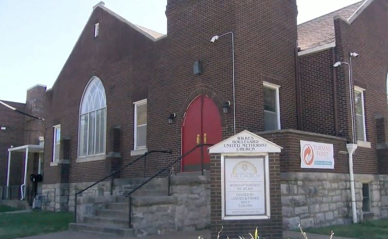 File photo of Wilkes Boulevard United Methodist Church. Turning Point will use the church as an overnight cooling center.