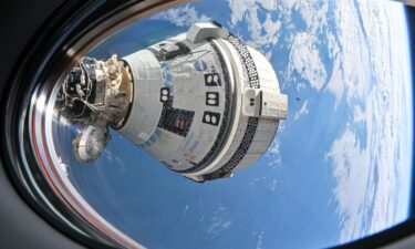 Boeing's Starliner spacecraft that launched NASA astronauts Butch Wilmore and Suni Williams to the International Space Station is seen docked to the Harmony module's forward port on July 3.