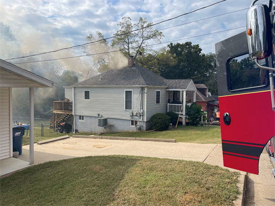 Two Jefferson City residents were displaced from their home in the 100 block of North Polk Street after a fire, according to a Wednesday press release from the Jefferson City Fire Department.