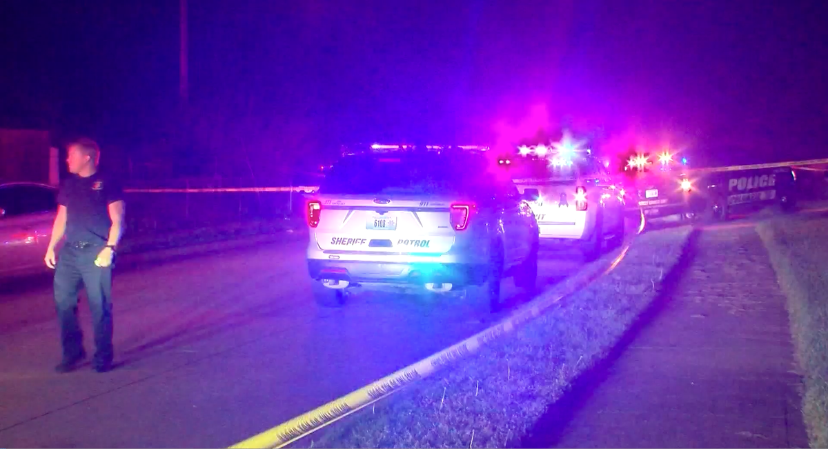 Columbia Police and Boone County Sheriff vehicles can be seen at the scene of a shooting on Premiere Lane in Columbia on April 11, 2024. 