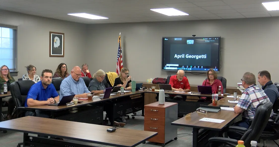 The Southern Boone Board of Education hosts a meeting on Tuesday, Sept. 24, 2024. It was the first public meeting the board held since three students were arrested for unrelated threats. 