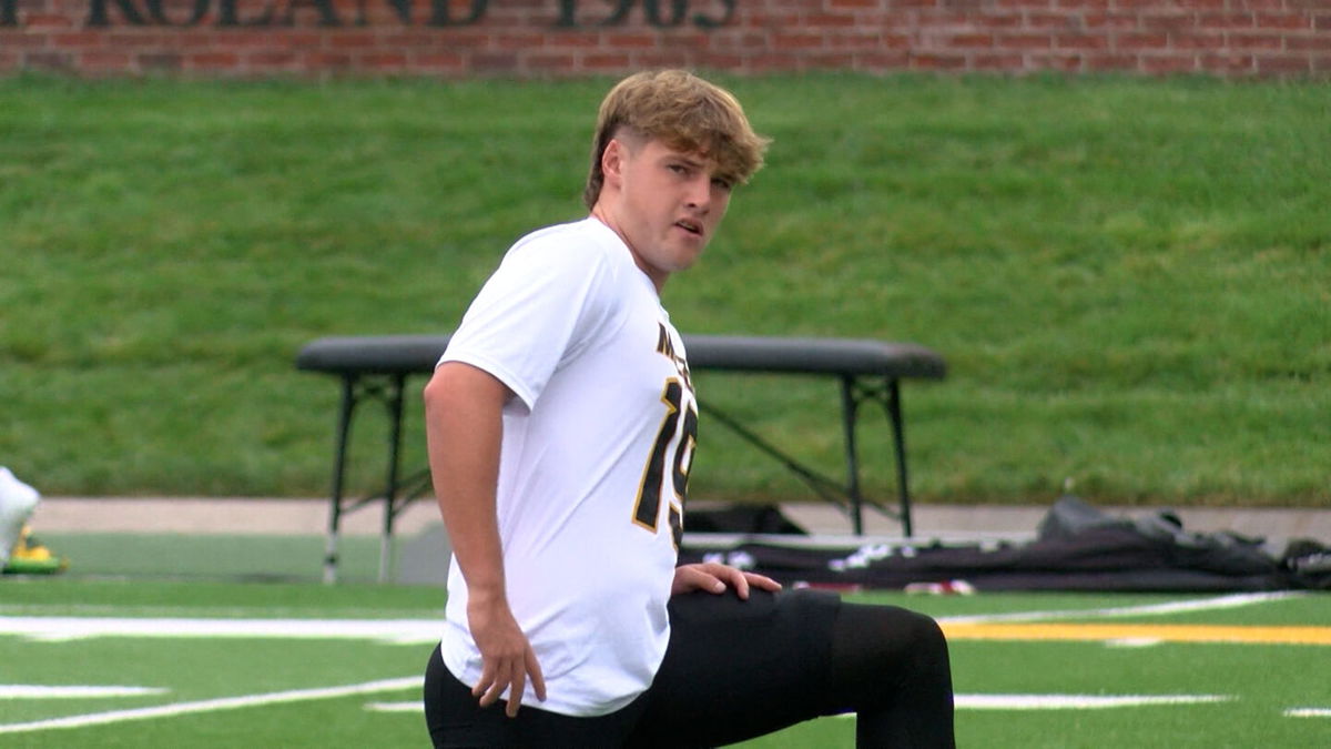 Mizzou redshirt freshman kicker Blake Craig