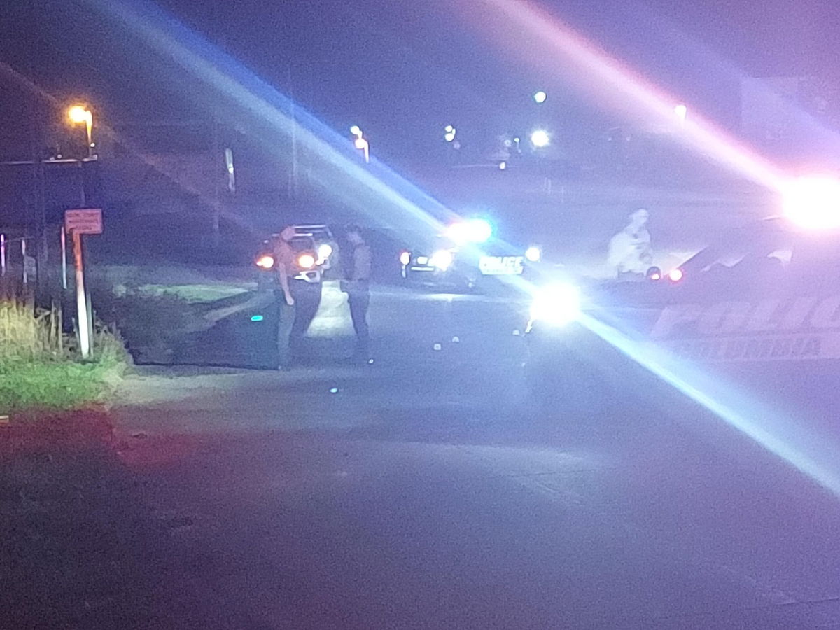 Columbia police officers are seen on Wednesday, Oct. 30, 2024, near the intersection of Edenton Boulevard and Raleigh Drive.