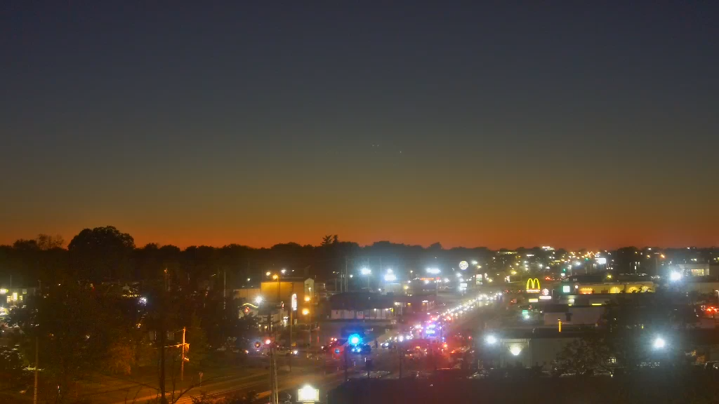 Business Loop 70 in Columbia closed on Tuesday evening at the Providence Road intersection after a crash was reported.