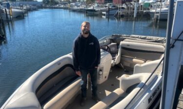 21-year-old Jarrett Burkhalter was pulling out of Humbug Marina in Gibraltar