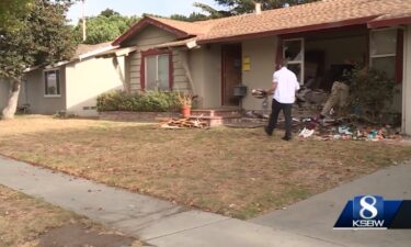 A car went into a Salinas home on October 22. The crash occurred on Byron and Chaucer Drive. The car barreled into the living room. Salinas police said that a 50-year-old woman was arrested for driving under the influence.