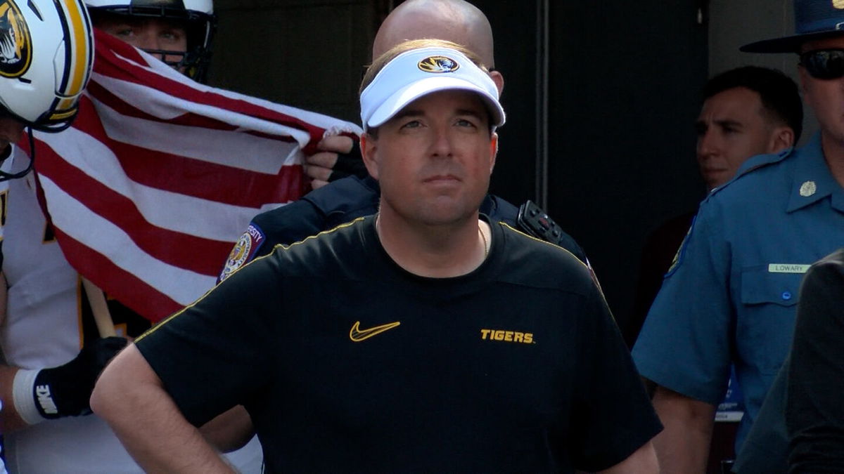 Mizzou football coach Eli Drinkwitz