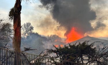 The Mountain Fire in Ventura County