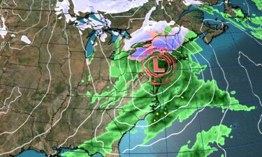 One forecast scenario has a potent storm rolling through the Northeast on Thursday afternoon.