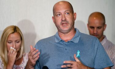 Joseph Petito speaks about his daughter Gabby Petito during a news conference in September 2021.