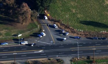 Emergency response officials work the scene of a shooting at Feather River Adventist School in Oroville