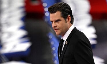 Then-Rep. Matt Gaetz attends the 2024 Republican National Convention in Milwaukee