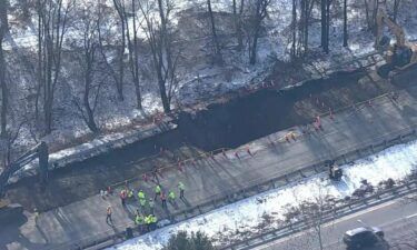 A sinkhole that cratered a section of I-80 in New Jersey was caused by an abandoned mineshaft collapsing underneath the highway