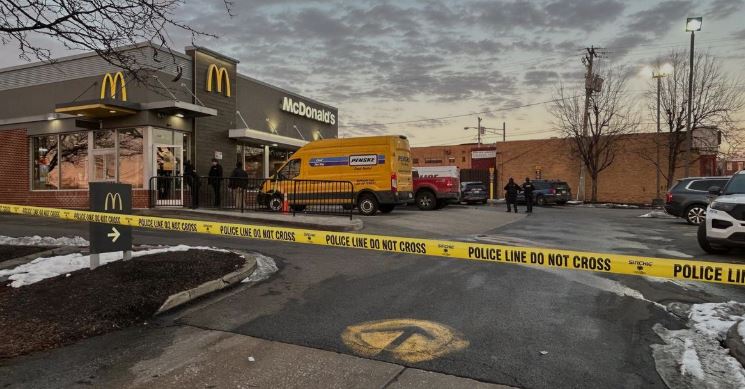 <i>WJZ via CNN Newsource</i><br/>A security guard died after he was shot at a McDonald's in North Baltimore on Sunday afternoon