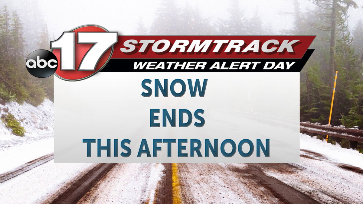 Weather Alert Day: Snowfall comes to an end this afternoon after ...