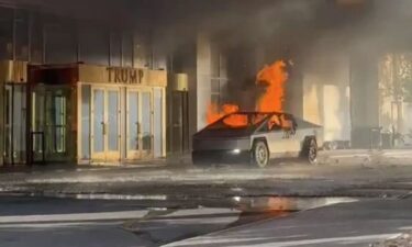 A Tesla Cybertruck exploded in front of the Trump International Hotel in Las Vegas on New Year's Day.