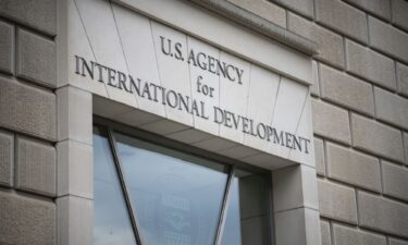 The US Agency for International Development headquarters in Washington as seen on September 9