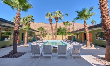 A home swap property in the popular desert city of Palm Springs