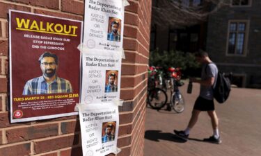 Flyers in support of Badar Khan Suri