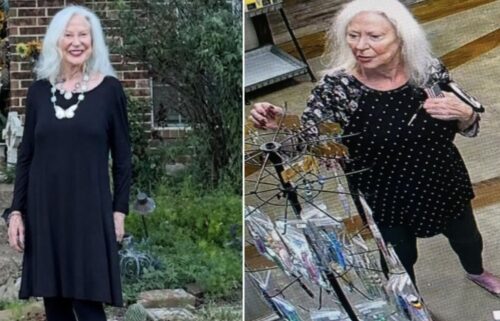 The Cowley County sheriff says human remains have been found about a mile from where a missing 81-year-old woman's car was found last month.